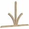 Ekena Millwork Richland Rough Sawn Timber Gable Bracket, Douglas Fir, 108"W x 68"H x 4"D x 4"F, 15/12 Pitch GBW108X68X0404RIC00RDF - alternate 5